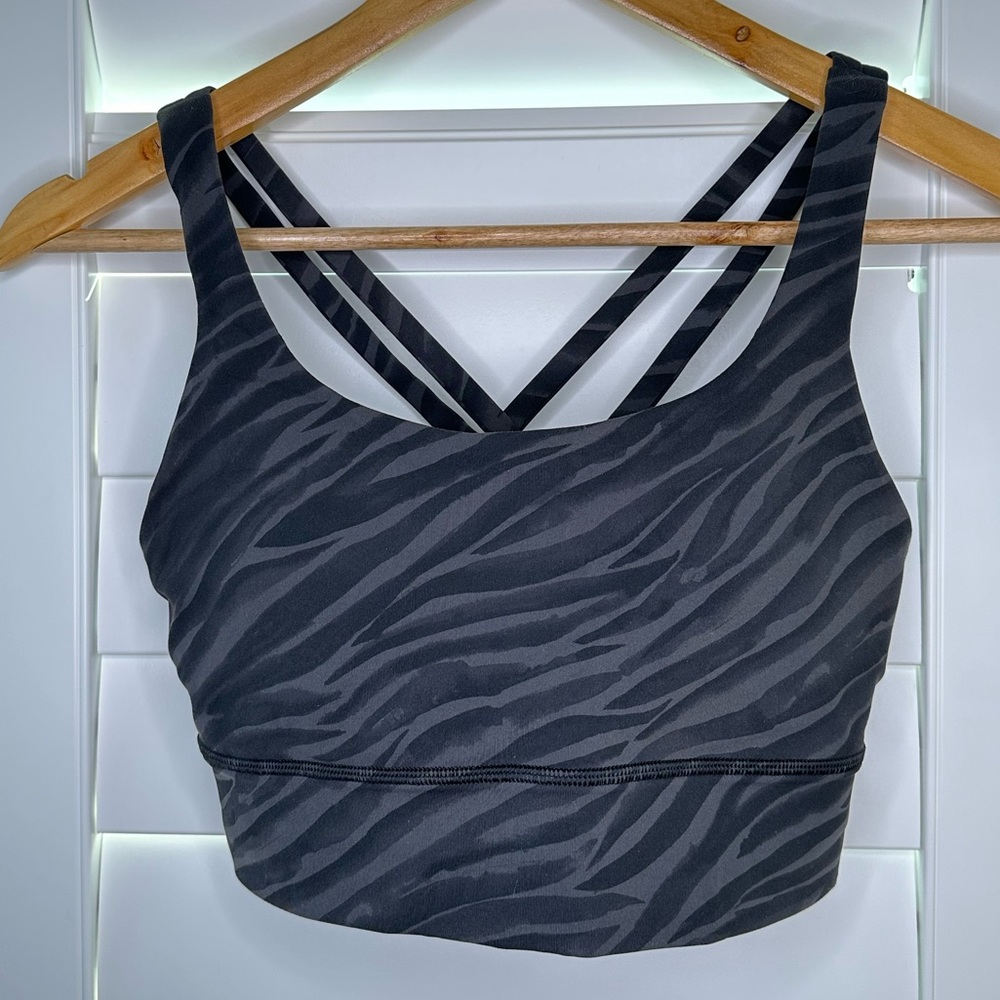 Lululemon Energy Bra Long Line - size 6 - medium support |